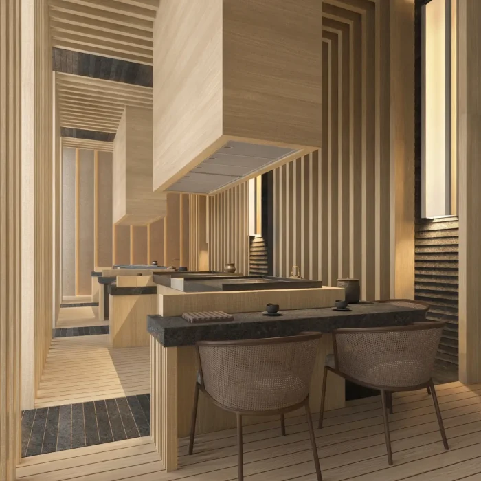Sake teppanyaki restaurant at Secrets Impression Isla Mujeres