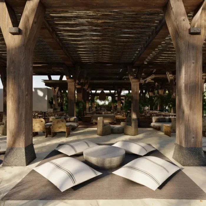 Seafood Restaurant at Secrets Moxche resort.