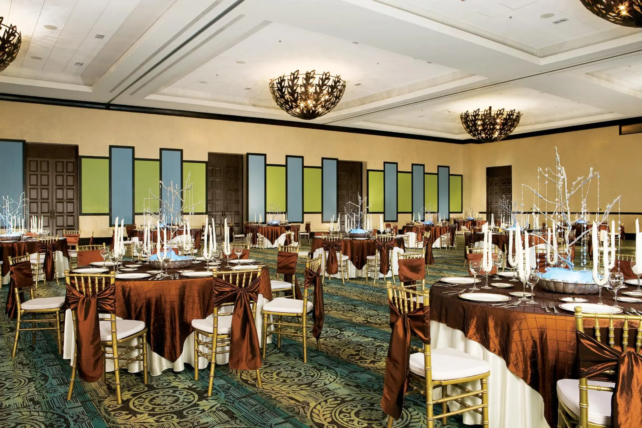 Ballroom wedding reception at Secrets Maroma Beach, Riviera Maya