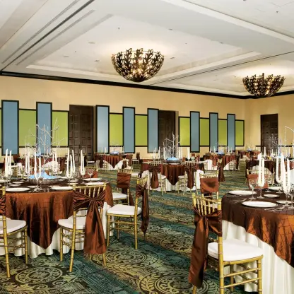 Ballroom wedding reception at Secrets Maroma Beach, Riviera Maya