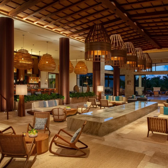 Secrets Maroma Beach Riviera Cancun lobby and reception area
