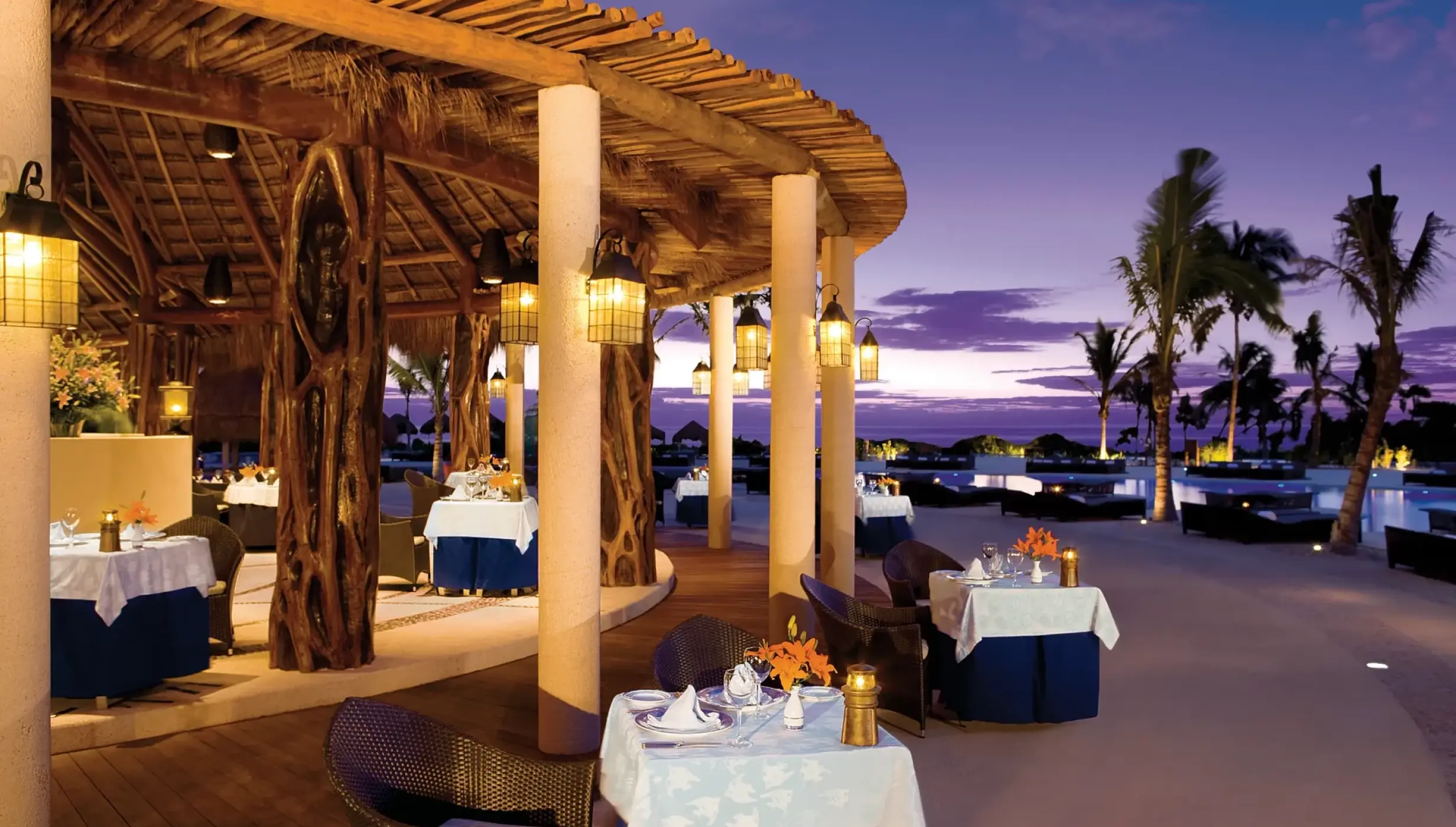 Oceana terrace wedding venue at Secrets Maroma Beach Riviera Maya