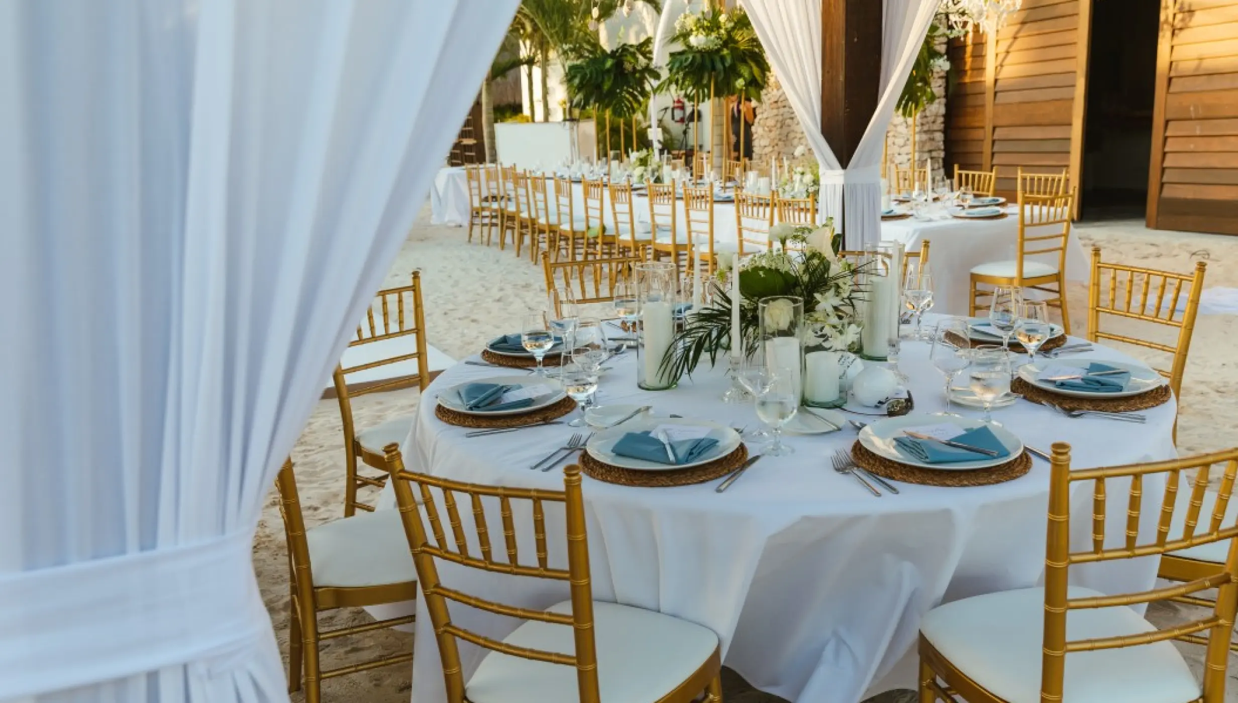 Secrets Moxché Beach wedding venue.