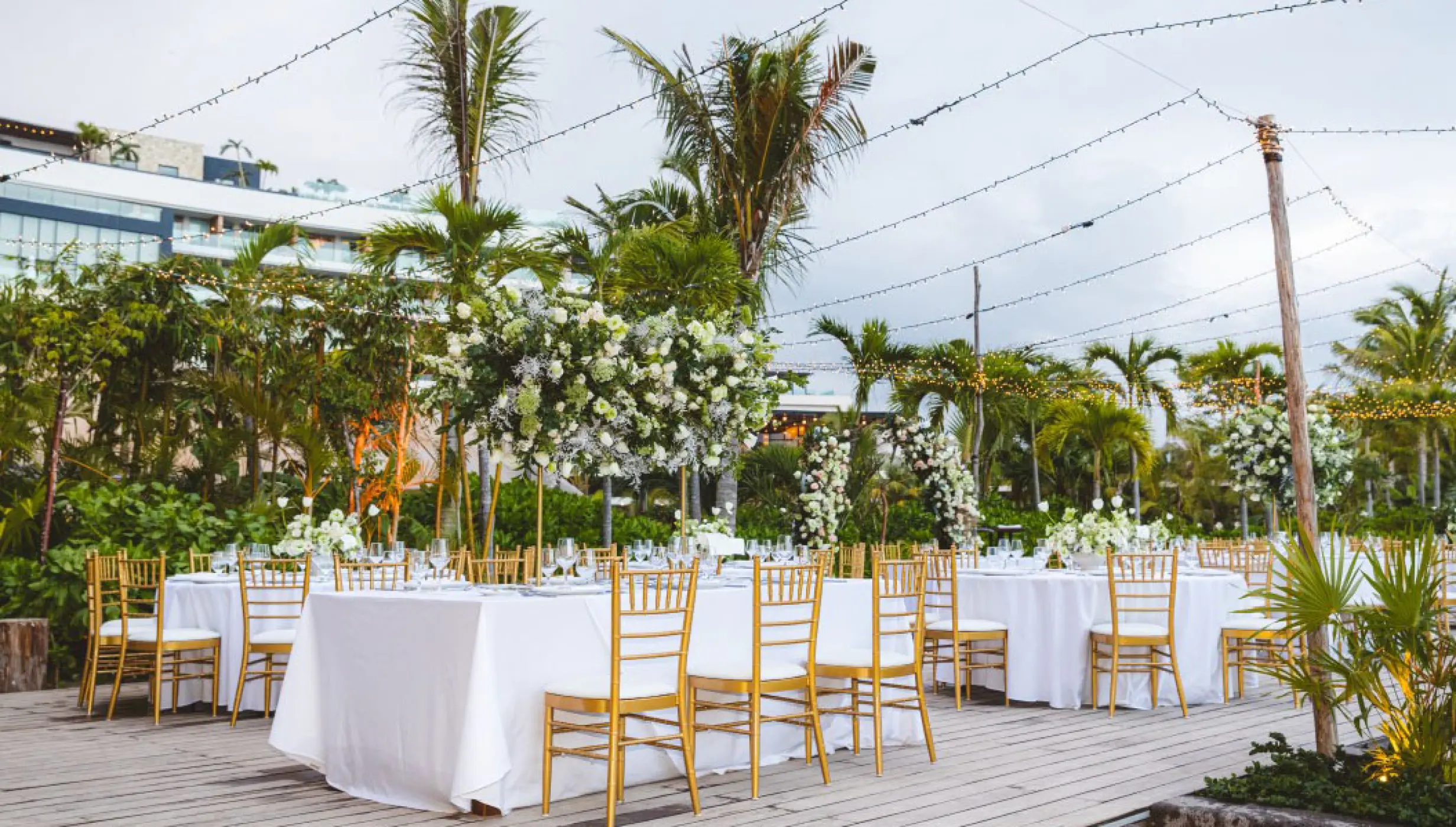 Pool Deck venue at Secrets Moxché Resort.