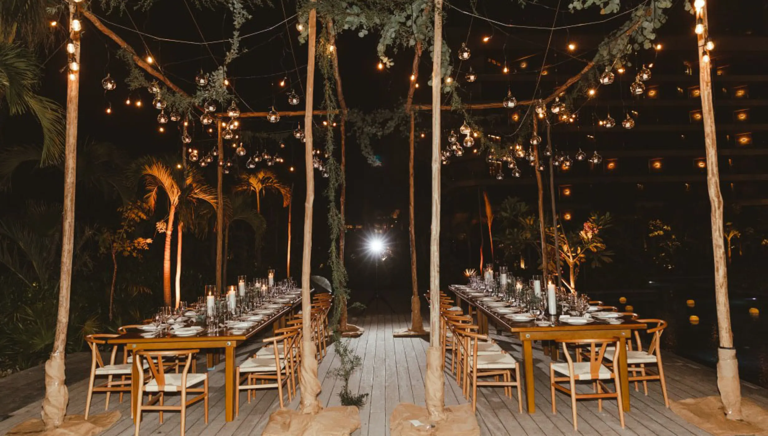 Pool Deck venue at Secrets Moxché Resort.