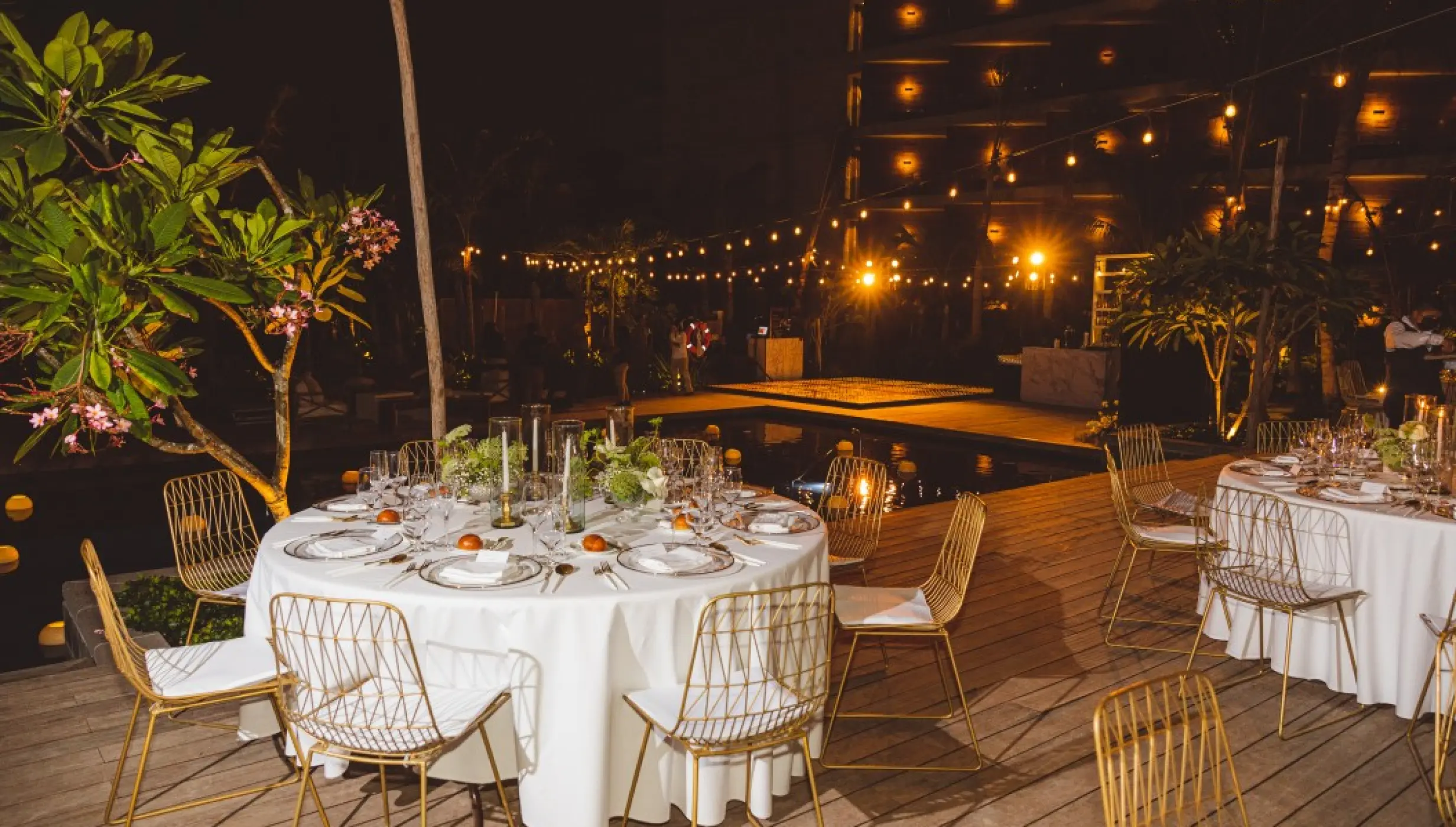 Pool Deck venue at Secrets Moxché Resort.