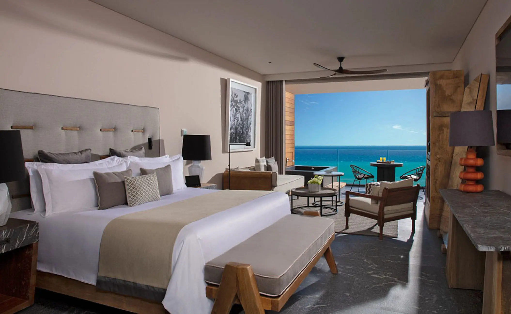 Junior Suite Ocean View with king bed and private balcony at Secrets Moxche, Playa Del Carmen