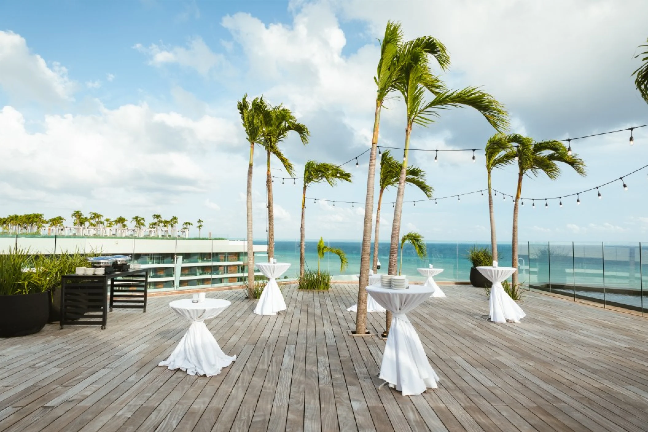 Sky Wedding Gazebo venue at Secrets Moxché Resort.