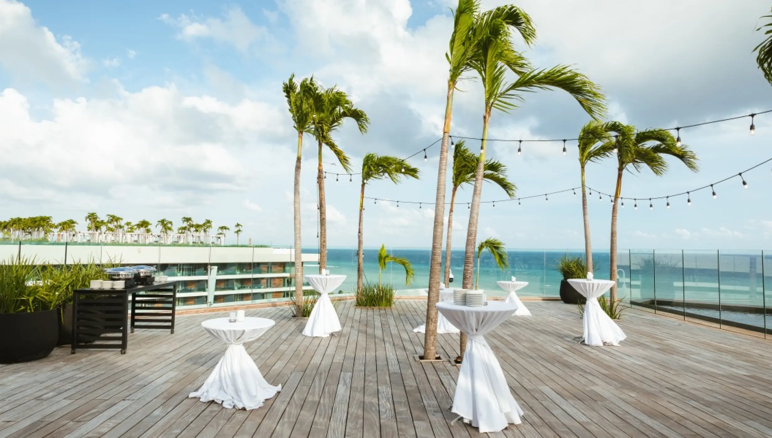 Sky Wedding Gazebo venue at Secrets Moxché Resort.