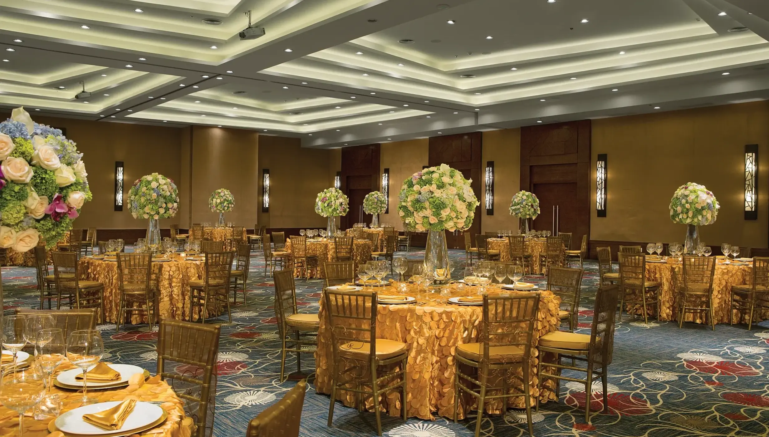 Secrets Playa Mujeres Golf & Spa Resort Ballroom wedding dinner reception