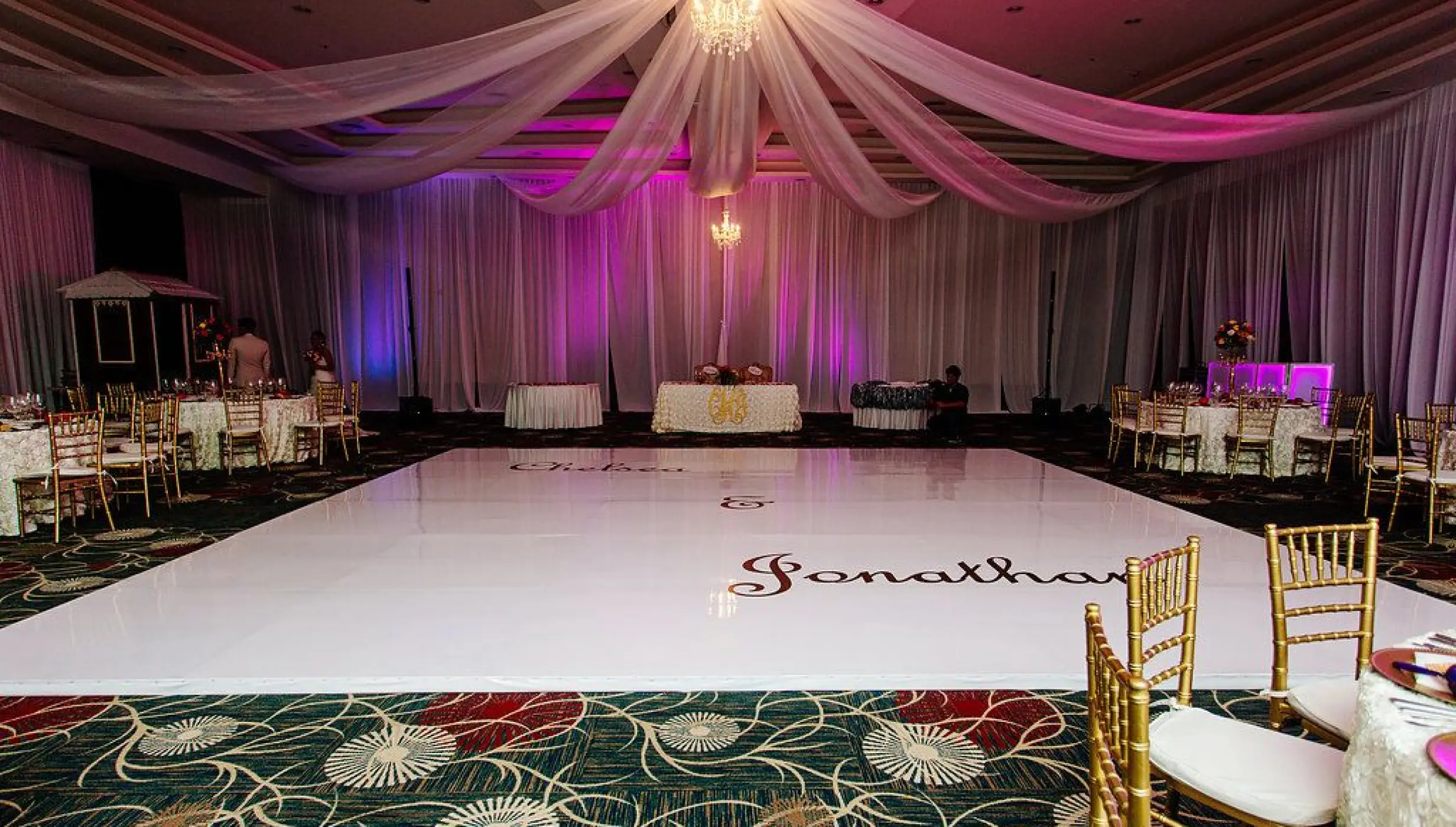 Secrets Playa Mujeres Golf & Spa Resort Ballroom wedding dinner reception