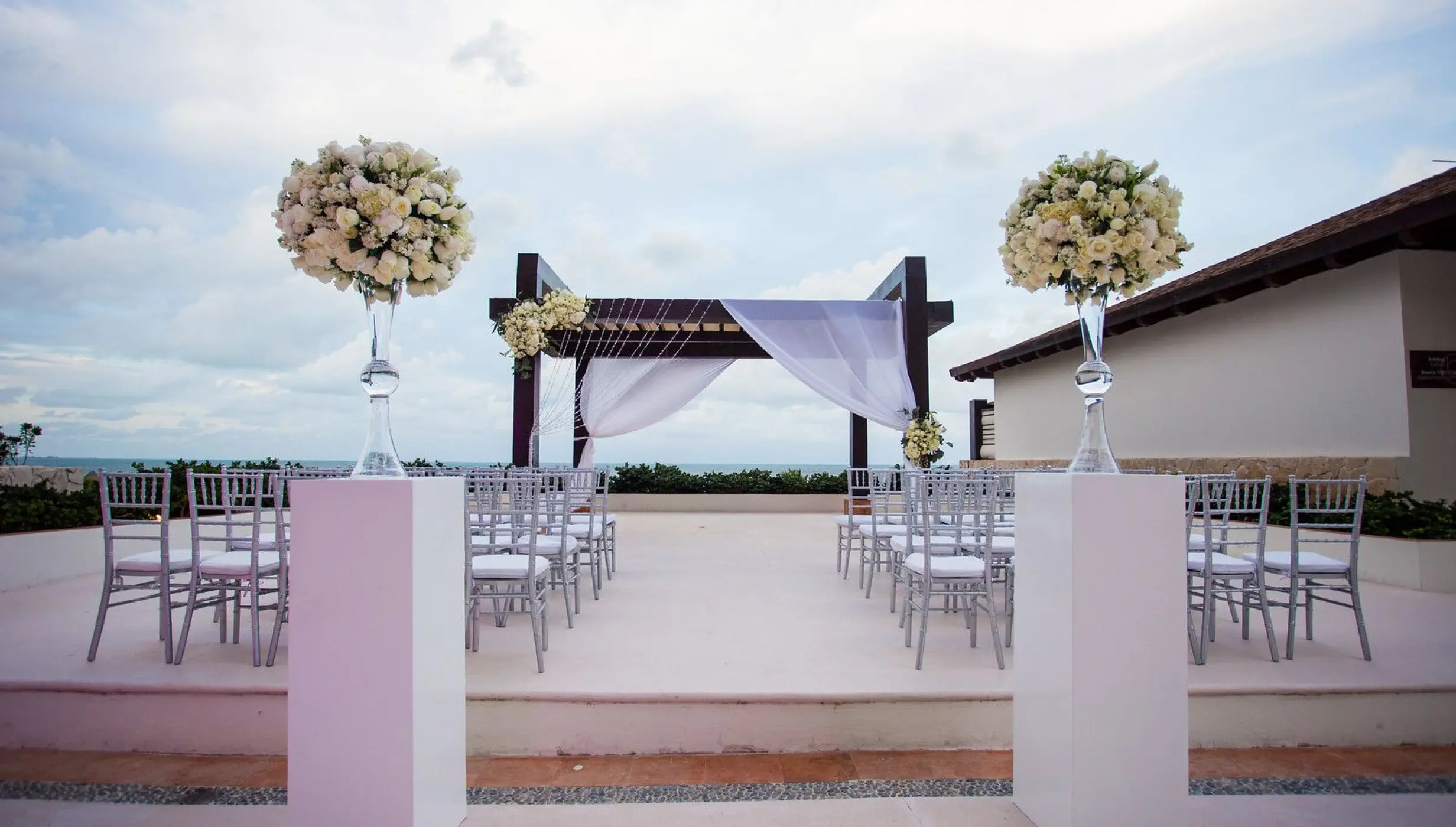 Wedding gazebo at Secrets Playa Mujeres Resort