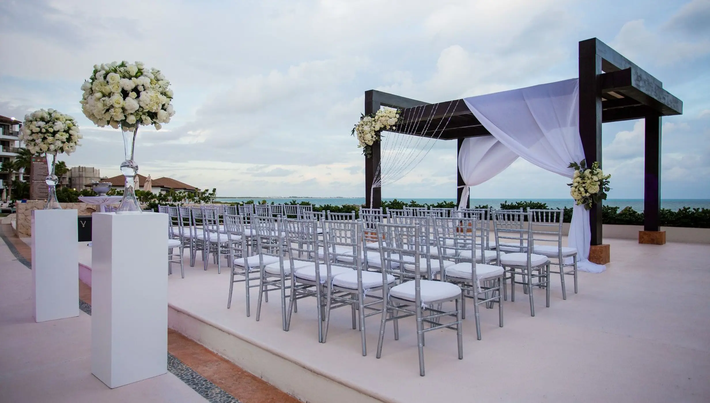 Wedding gazebo at Secrets Playa Mujeres Resort