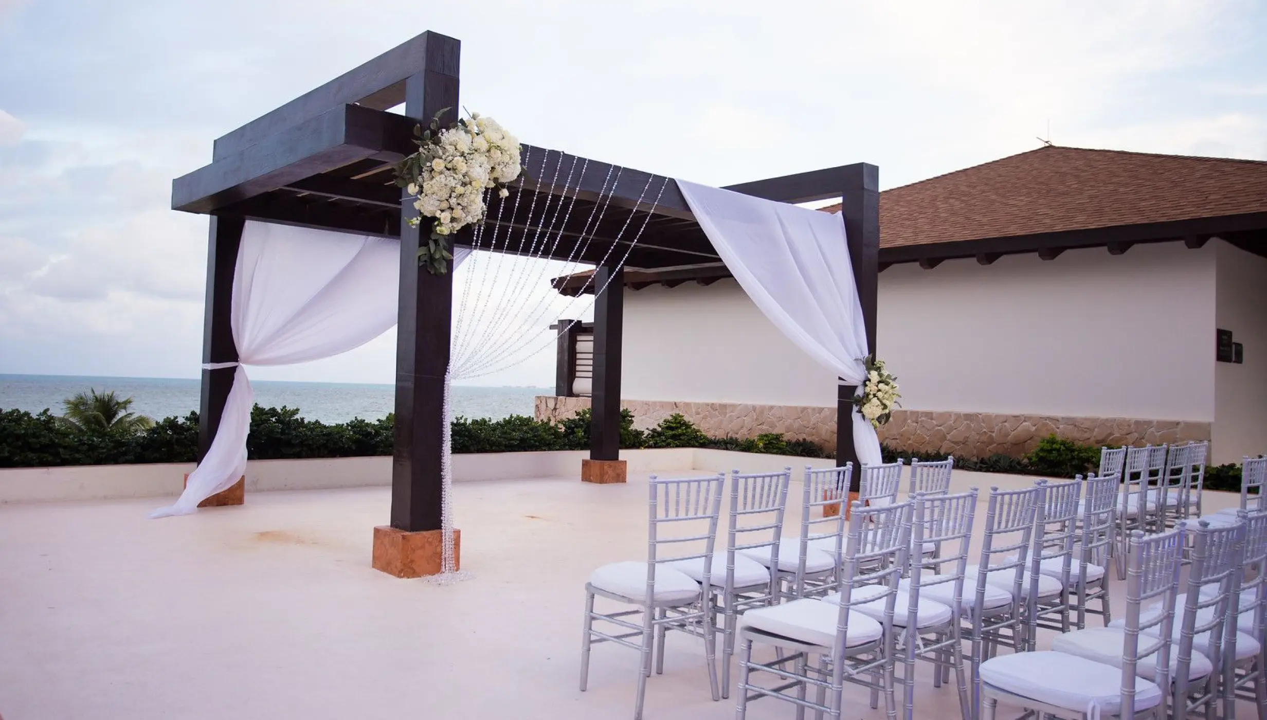 Wedding gazebo at Secrets Playa Mujeres Resort