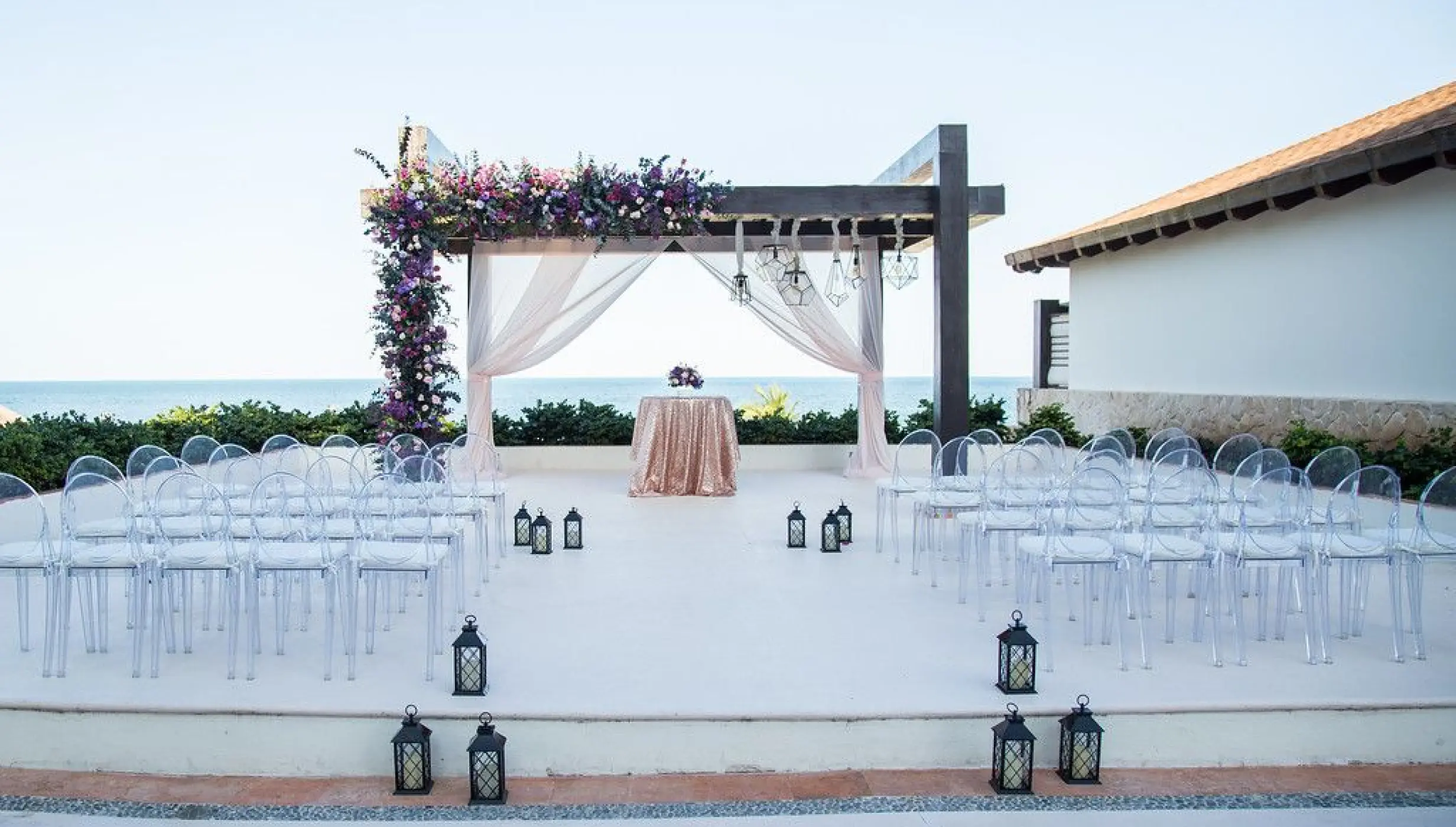 Wedding gazebo at Secrets Playa Mujeres Resort