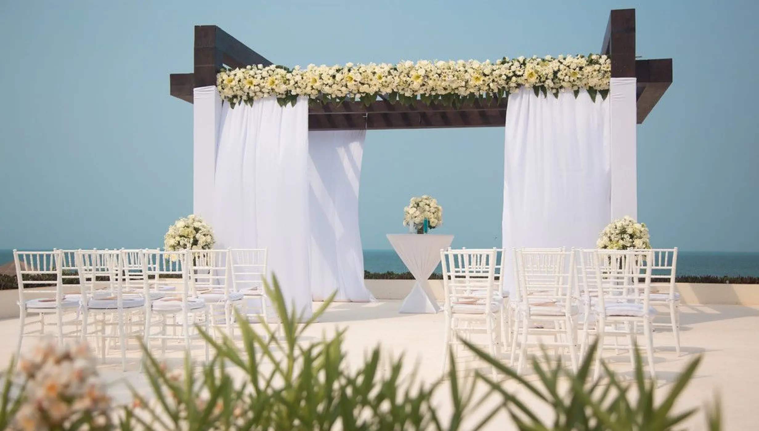 Wedding gazebo at Secrets Playa Mujeres Resort