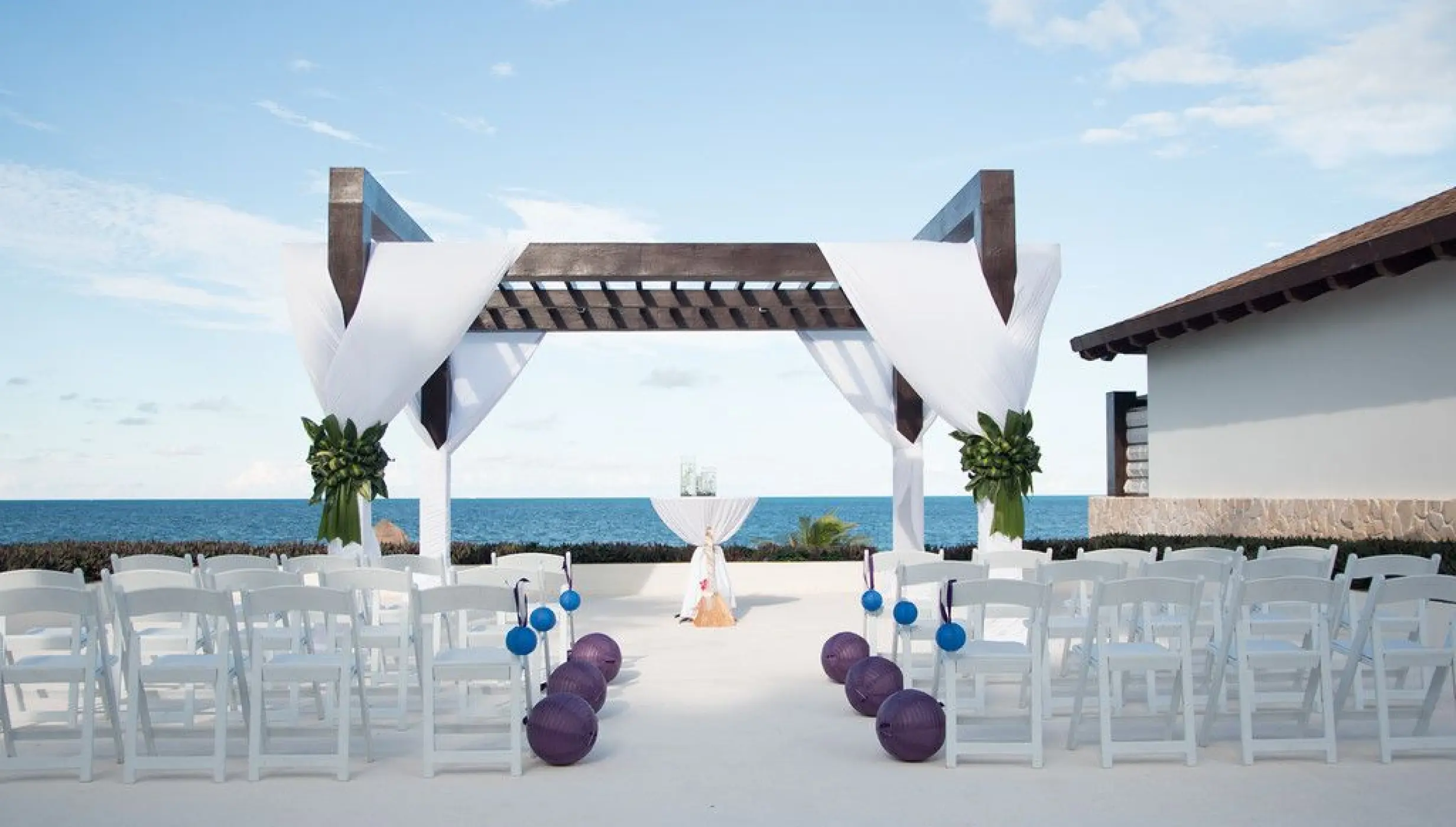 Wedding gazebo at Secrets Playa Mujeres Resort