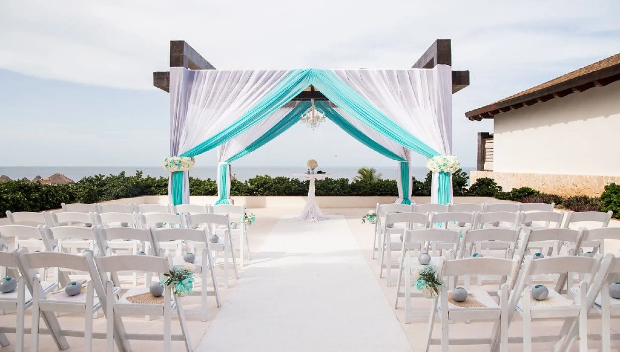 Wedding gazebo at Secrets Playa Mujeres Resort