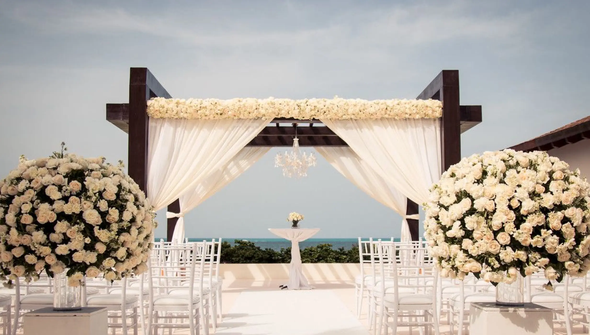 Wedding gazebo at Secrets Playa Mujeres Resort
