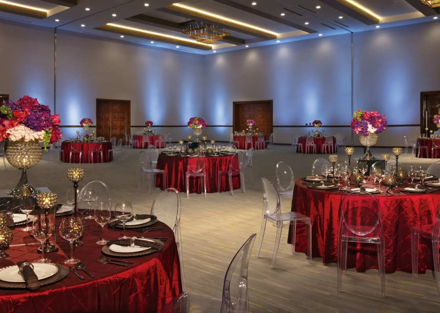 Dinner reception on the ballroom at Secrets Puerto Los Cabos Golf & Spa Resort