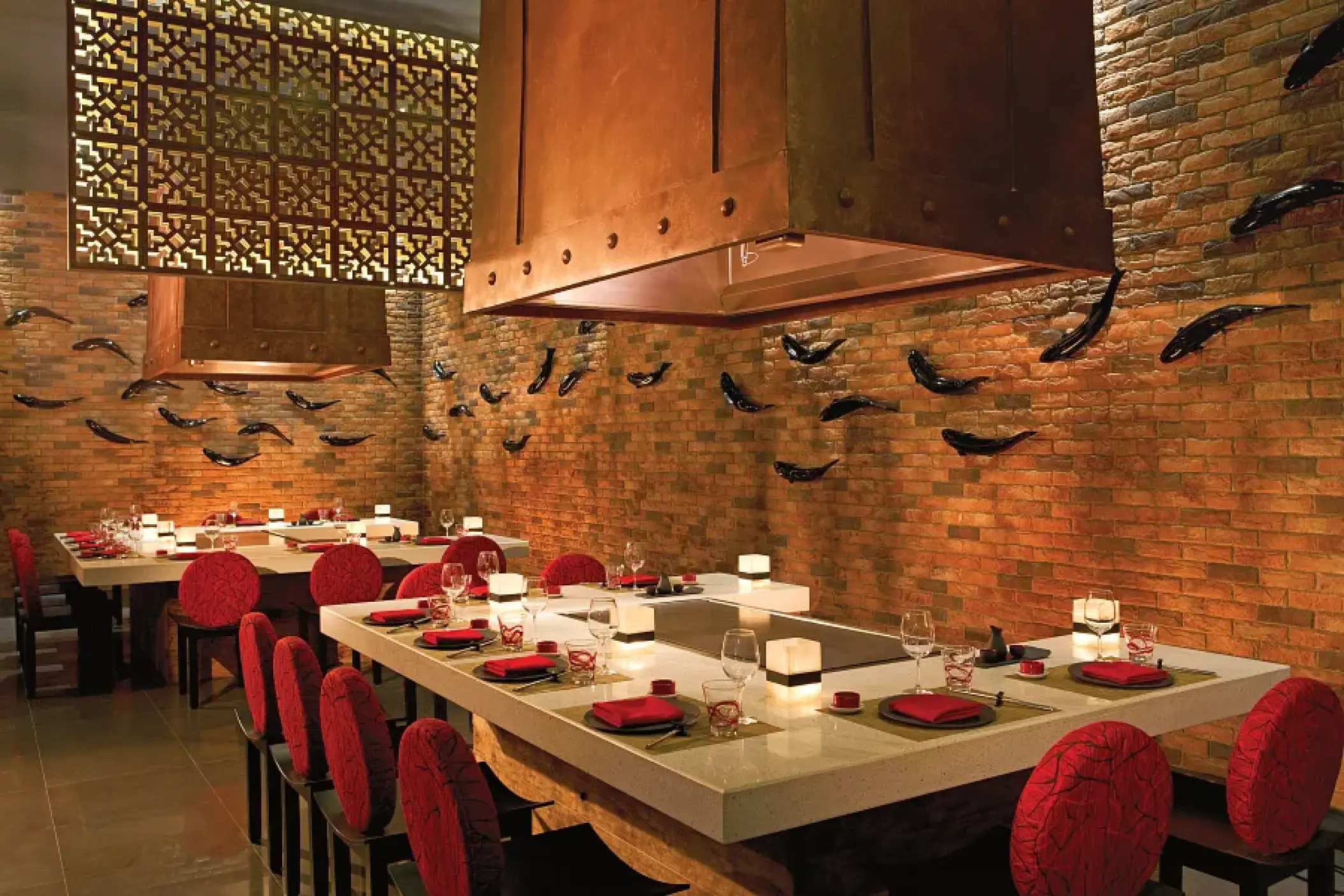 Himitsu teppanyaki restaurant at Secrets Puerto Los Cabos Golf & Spa Resort