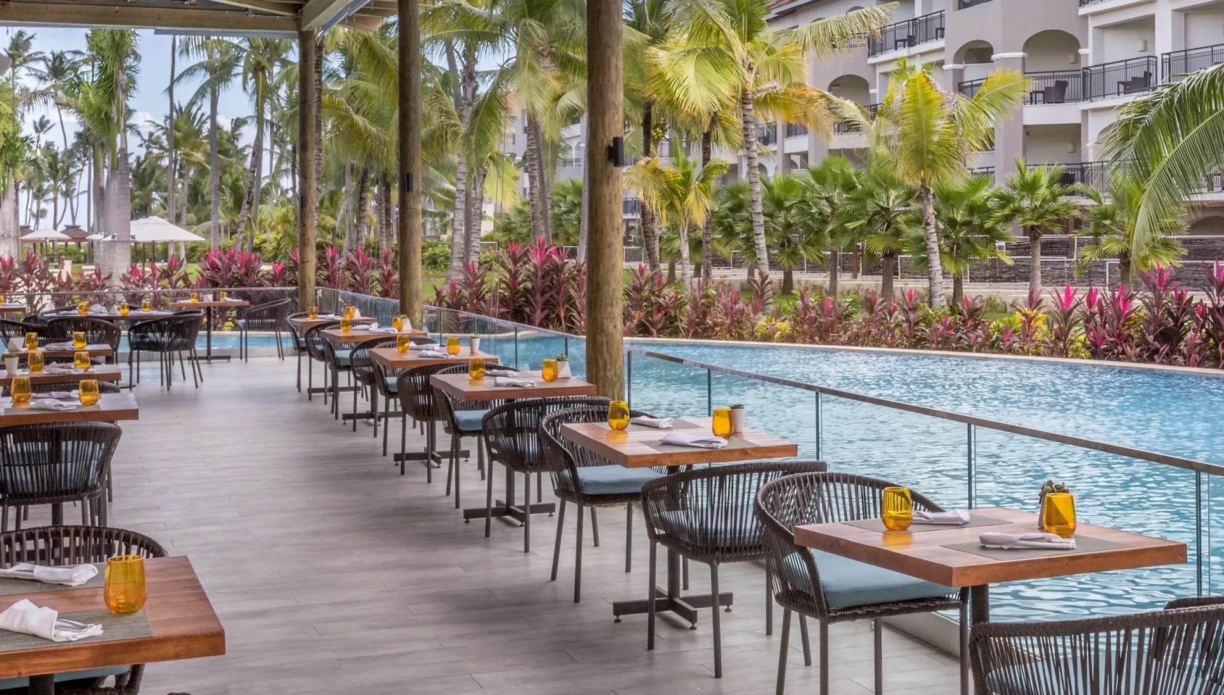 La riviera terrace restaurant at Secrets Royal Beach Punta Cana