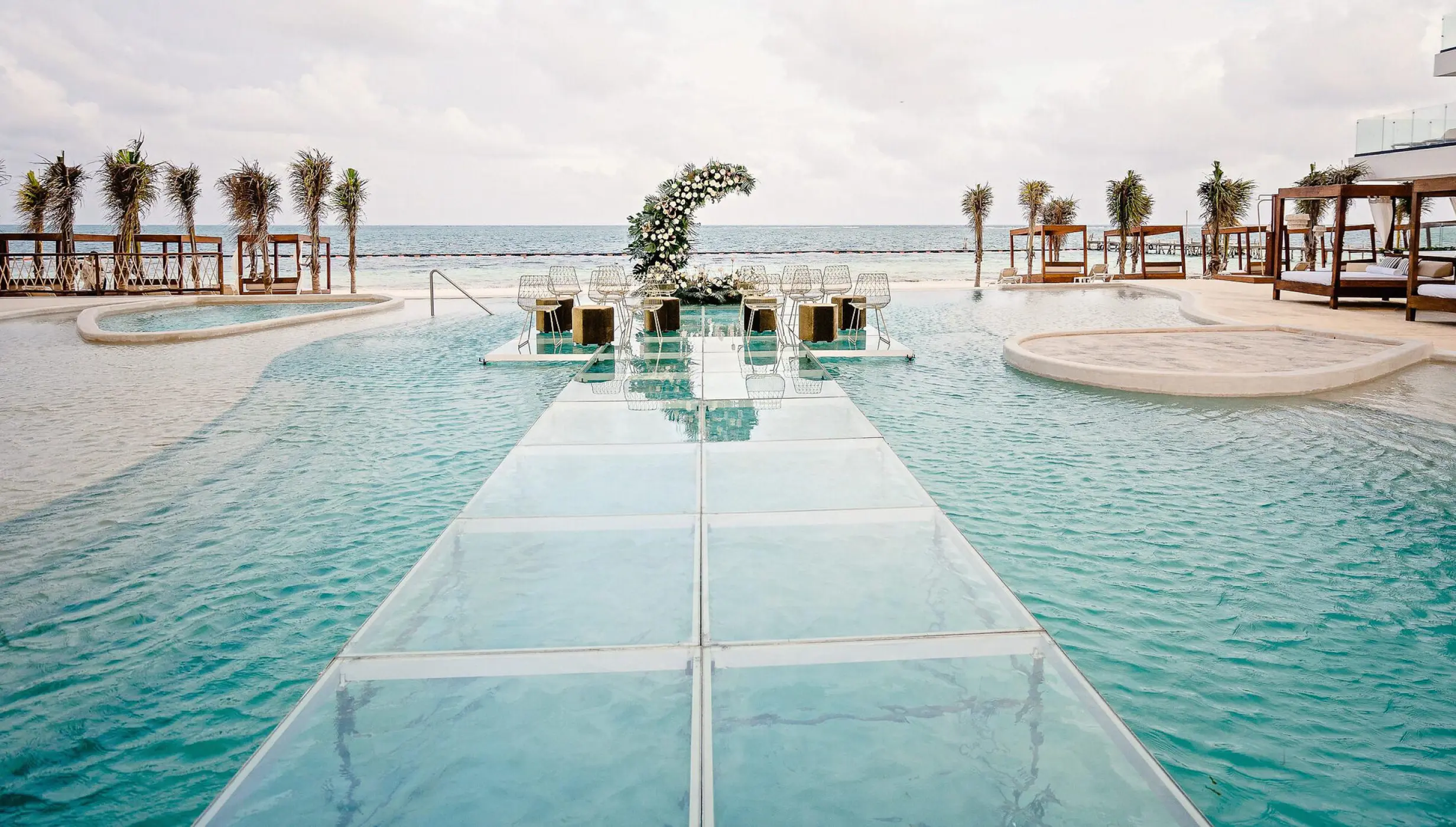 Pool area at Sensira Resort and Spa Riviera Maya