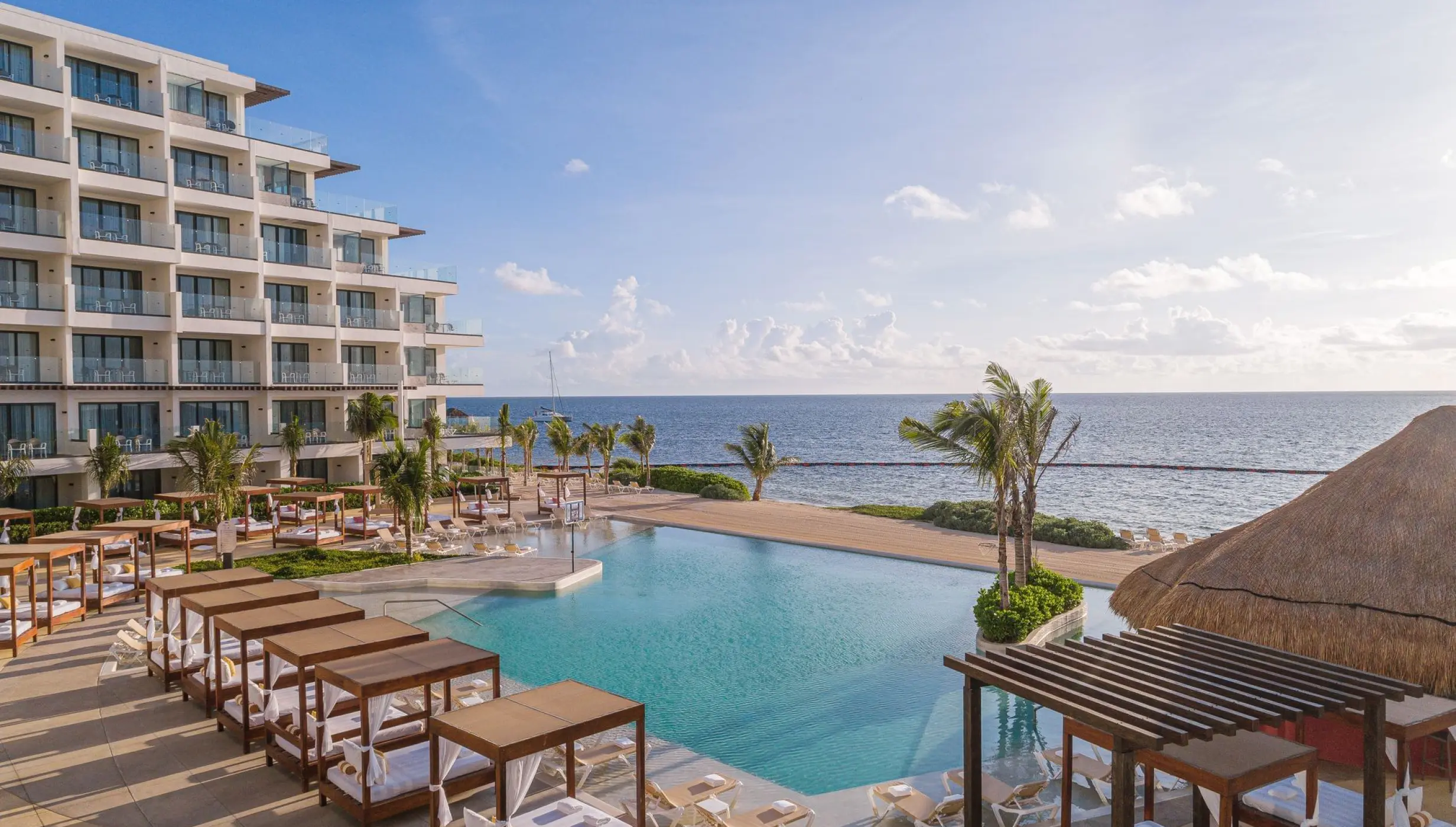 Infinity pool at Sensira Resort and Spa Riviera Maya