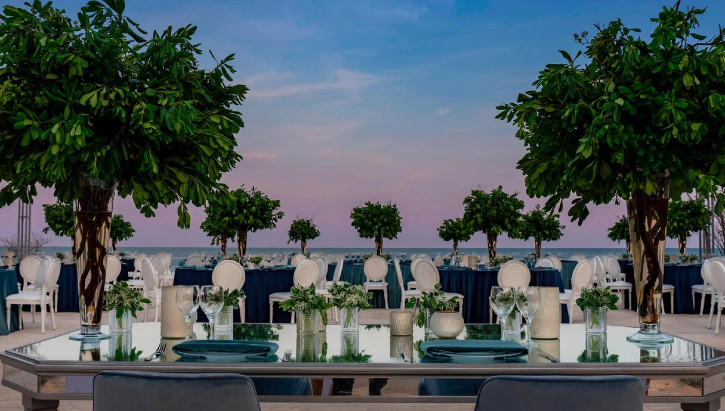 Wedding set up at Solaz Los Cabos