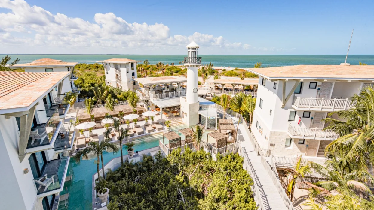 Aerial view of St. Somewhere Resort Holbox