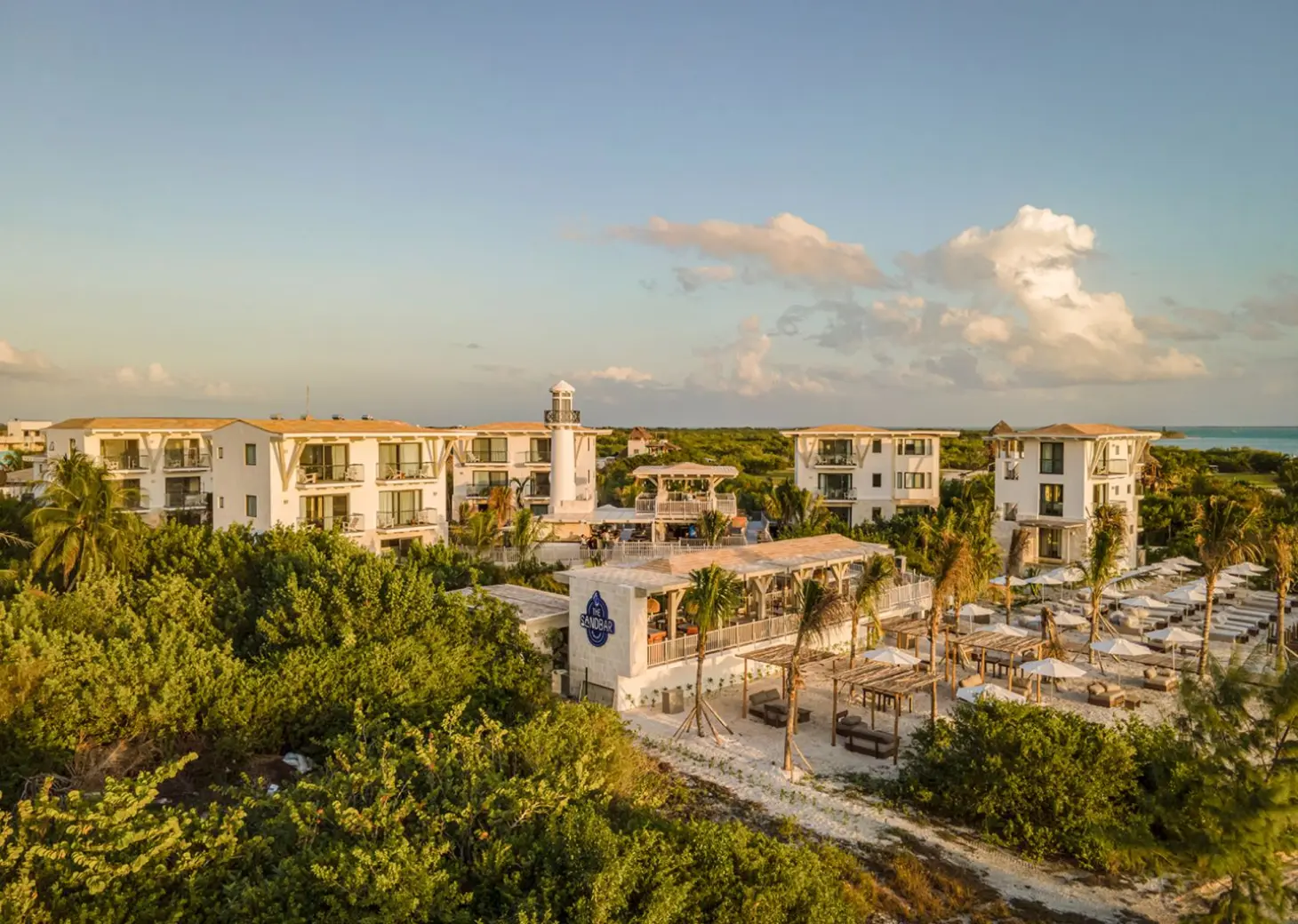 Aerial view of St. Somewhere Resort Holbox