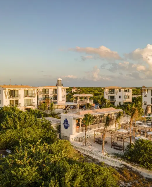Aerial view of St. Somewhere Resort Holbox