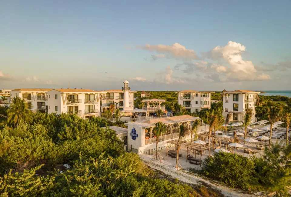 Aerial view of St. Somewhere Resort Holbox