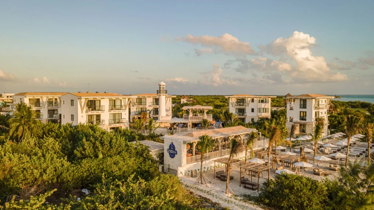 Aerial view of St. Somewhere Resort Holbox