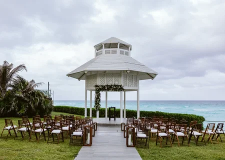 Anne & Mitch's ceremony setup