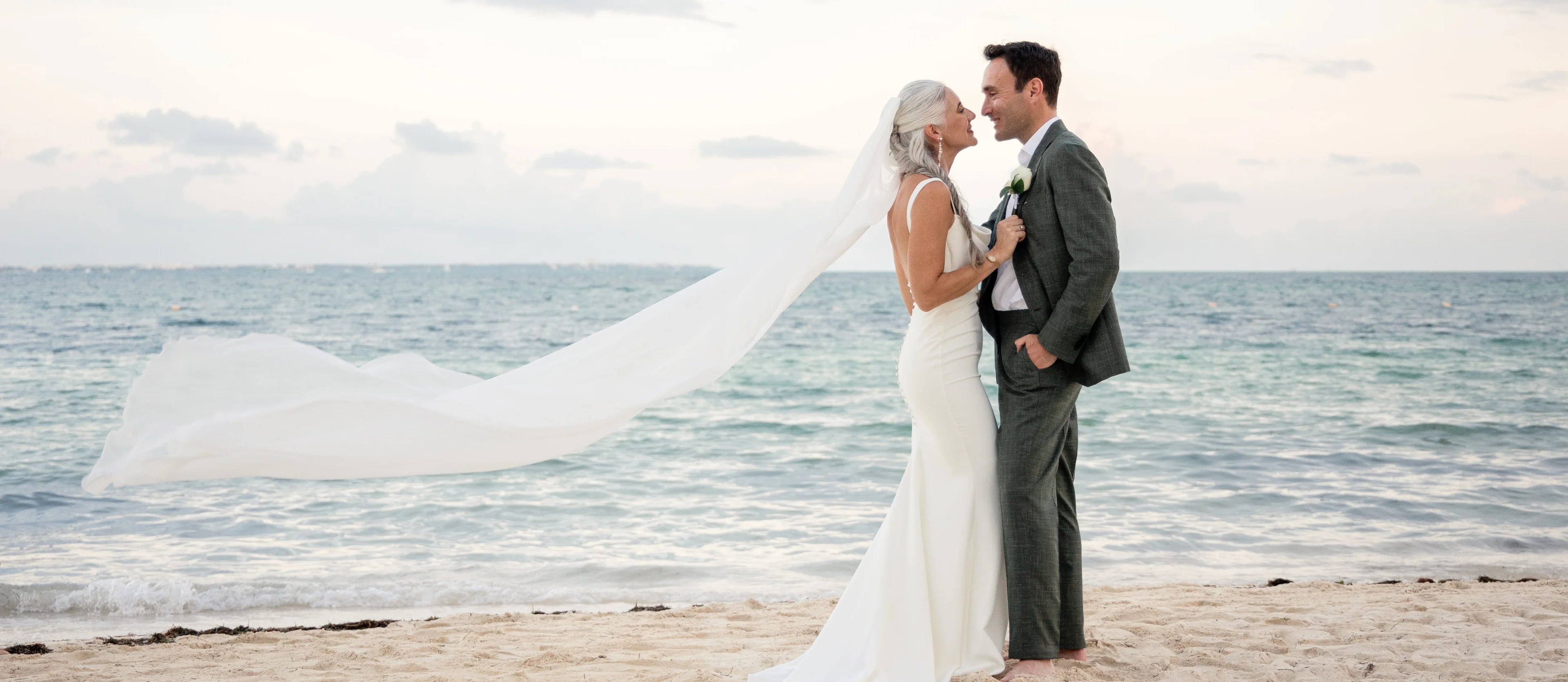 lindsey and jeff on the beach