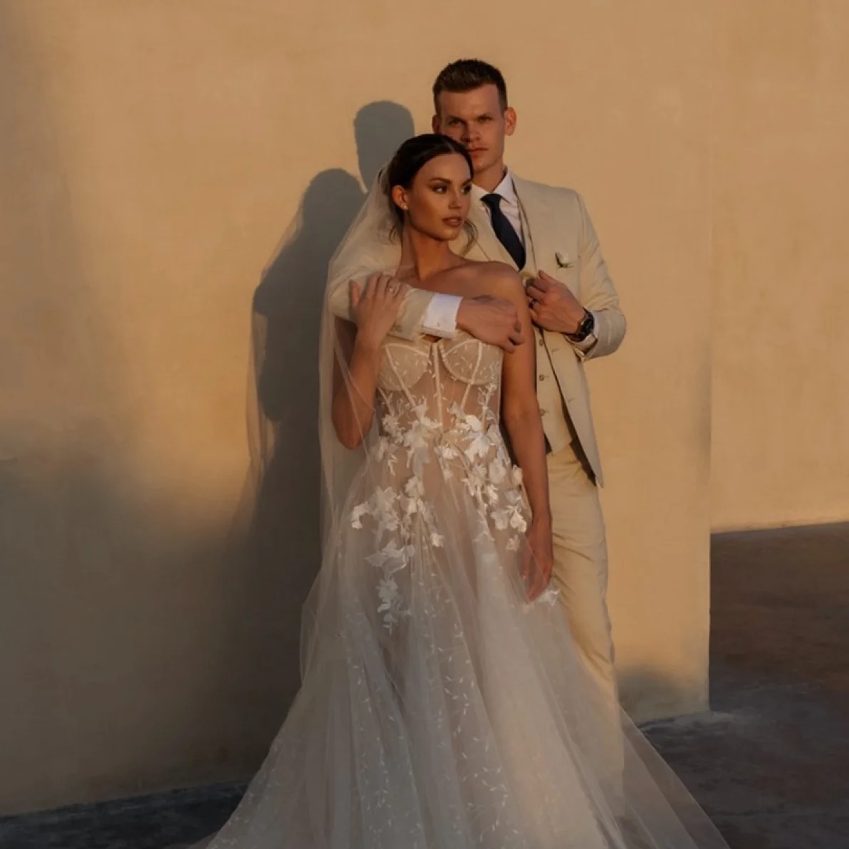 Julia & Justin during the golden hour