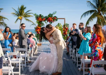 Kayla and Devon share a kiss