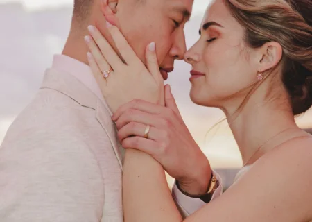 Kayla & Johnny on their wedding day