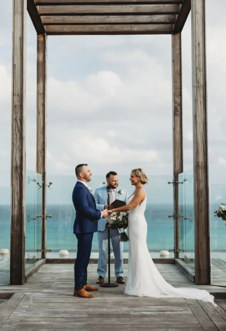 Samantha and William wedding ceremony