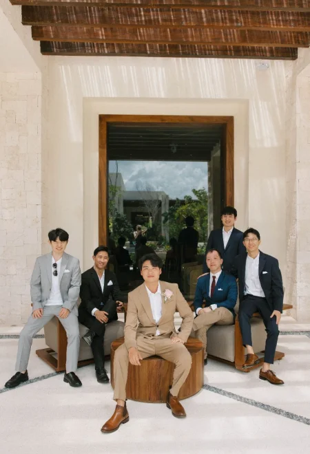groom joonmo with his squad