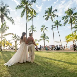 Beach and garden wedding venue at Sublime samana Las Terrenas