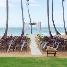 Beach ceremony at Sublime samana Las Terrenas