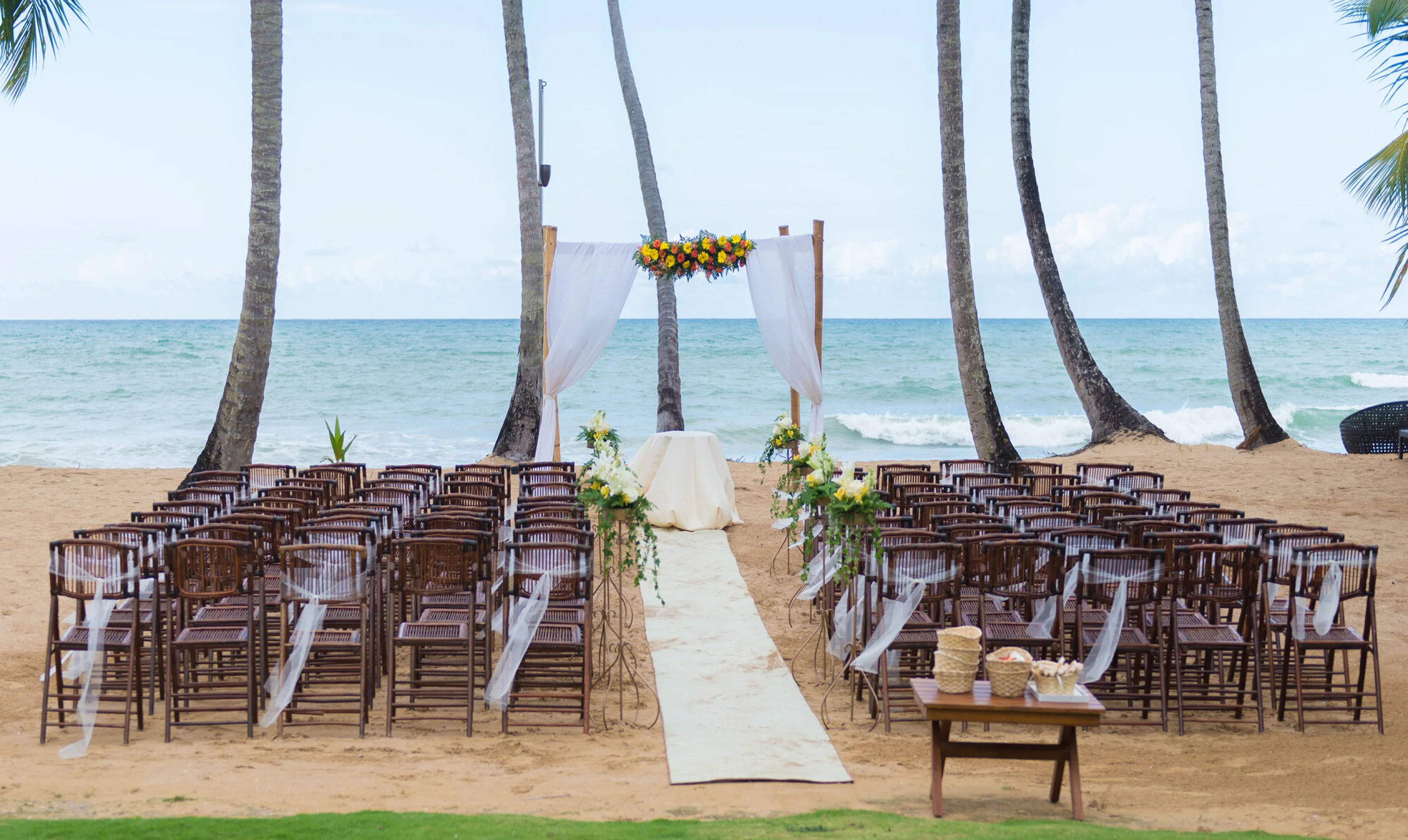 Beach ceremony at Sublime samana Las Terrenas