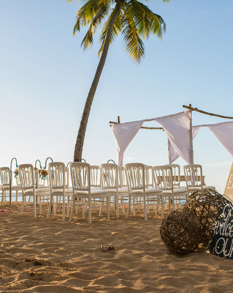 Ceremony on the beach at Sublime samana Las Terrenas