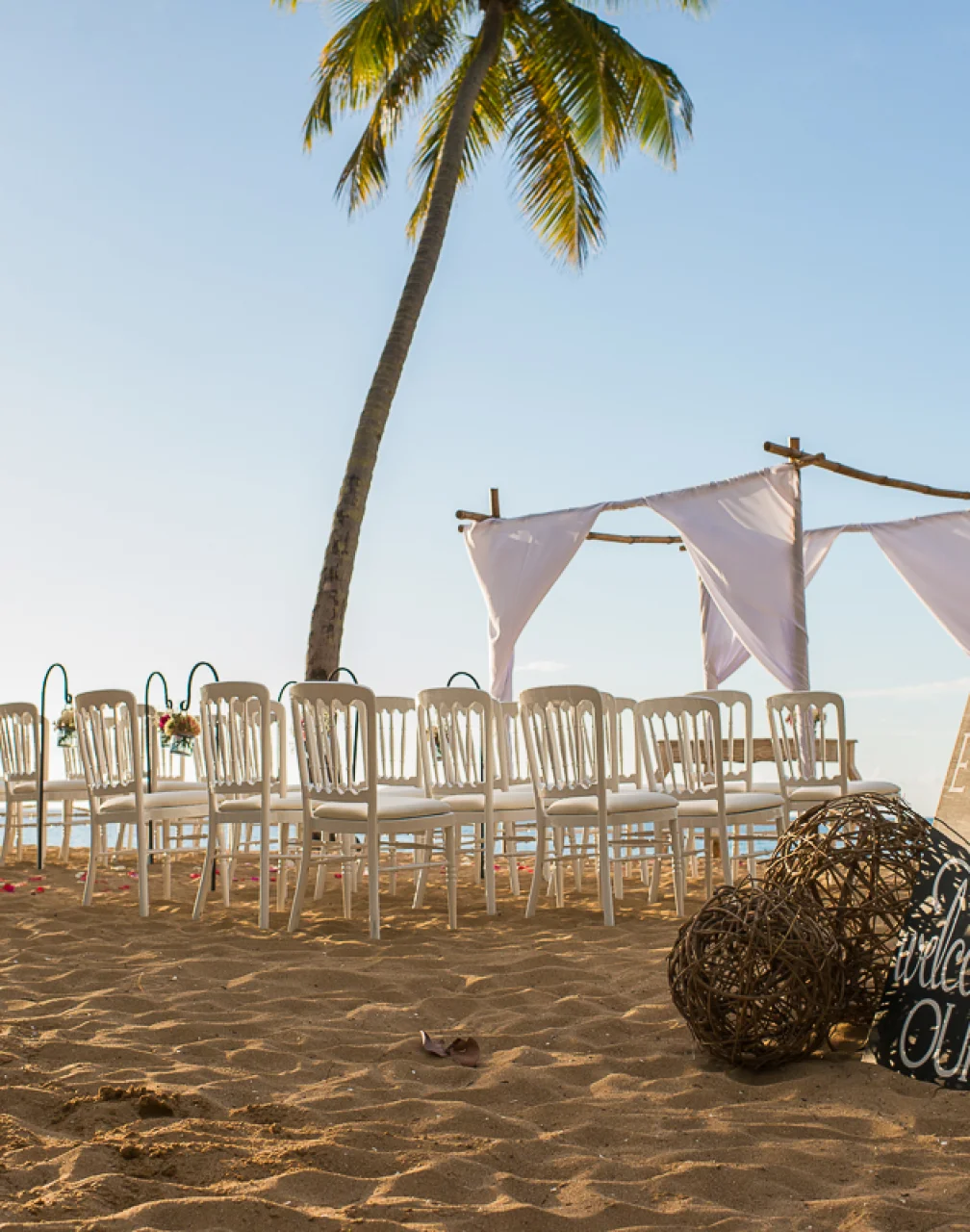 Ceremony on the beach at Sublime samana Las Terrenas