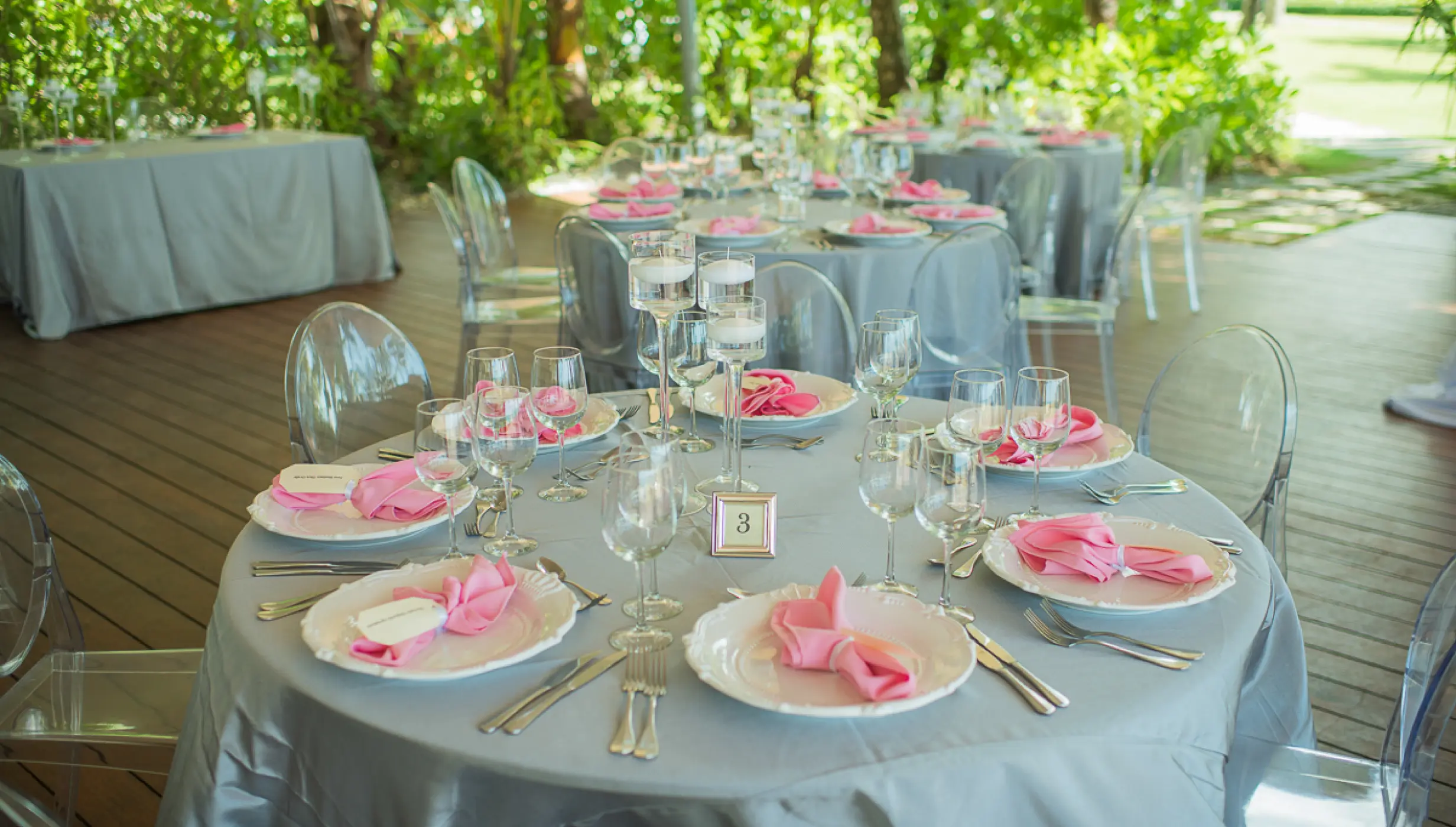 Dinner reception on Bistro terrace at Sublime samana Las Terrenas
