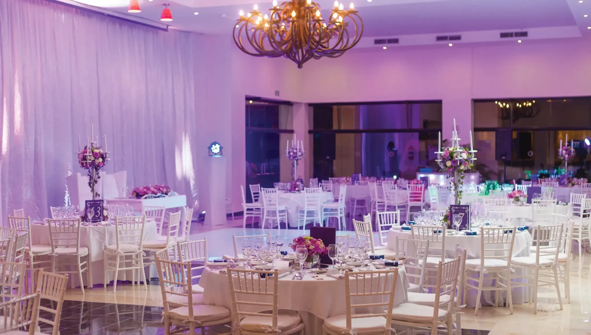 Sunscape Akumal ballroom wedding reception