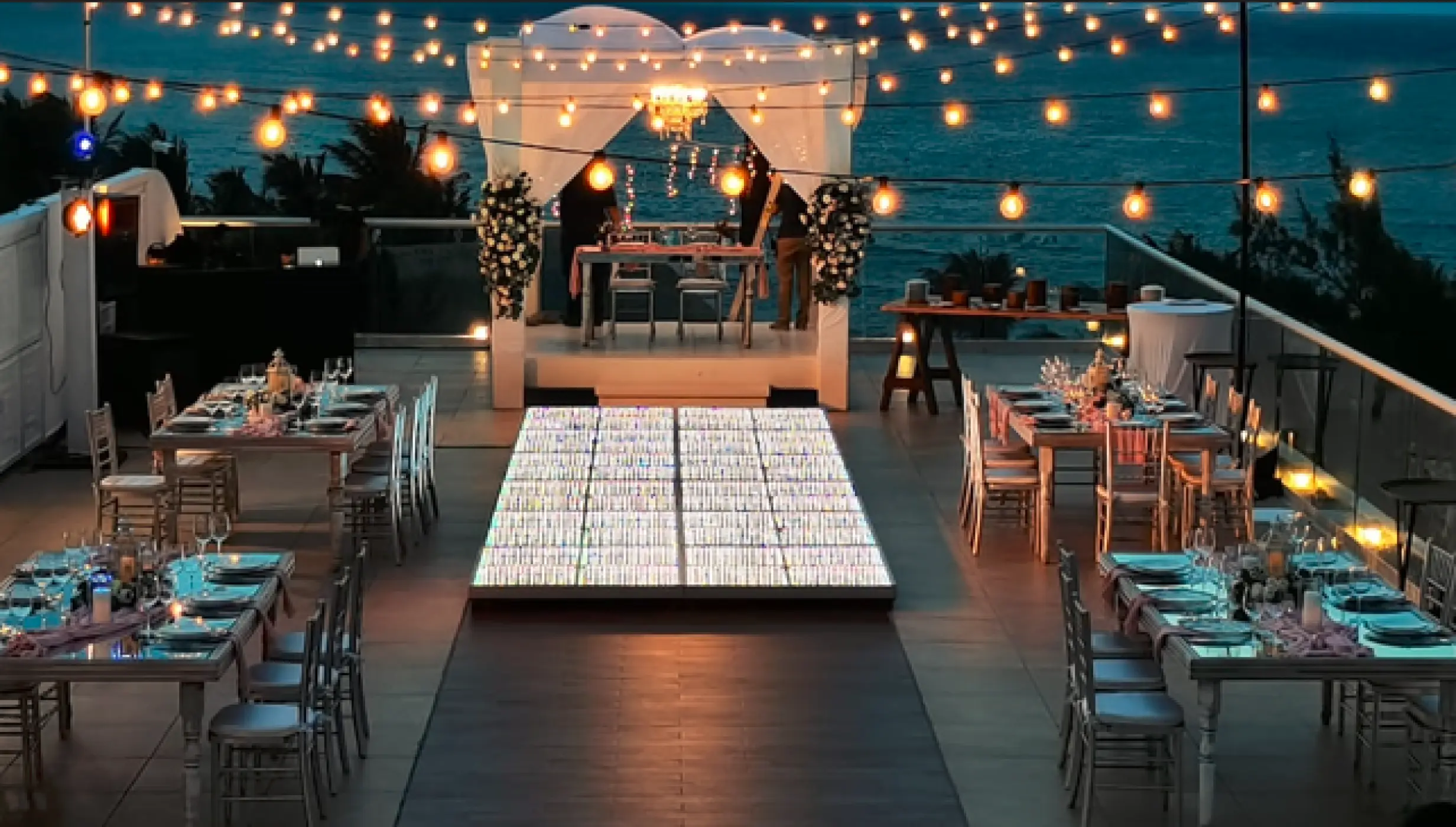 The Fives Beach Hotel & Residences Sky deck wedding venue