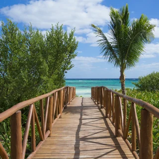 Beach Shoreside wedding venue at Unico 20°87° Hotel Riviera Maya